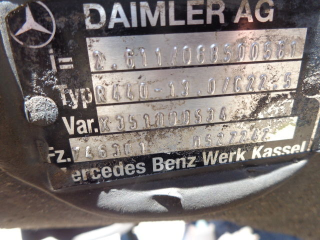 Mercedes-Benz differential R440 13A/22.5 - Suspension pour Camion: photos 3 Mercedes-Benz differential R440 13A/22.5 - Suspension pour Camion: photos 3