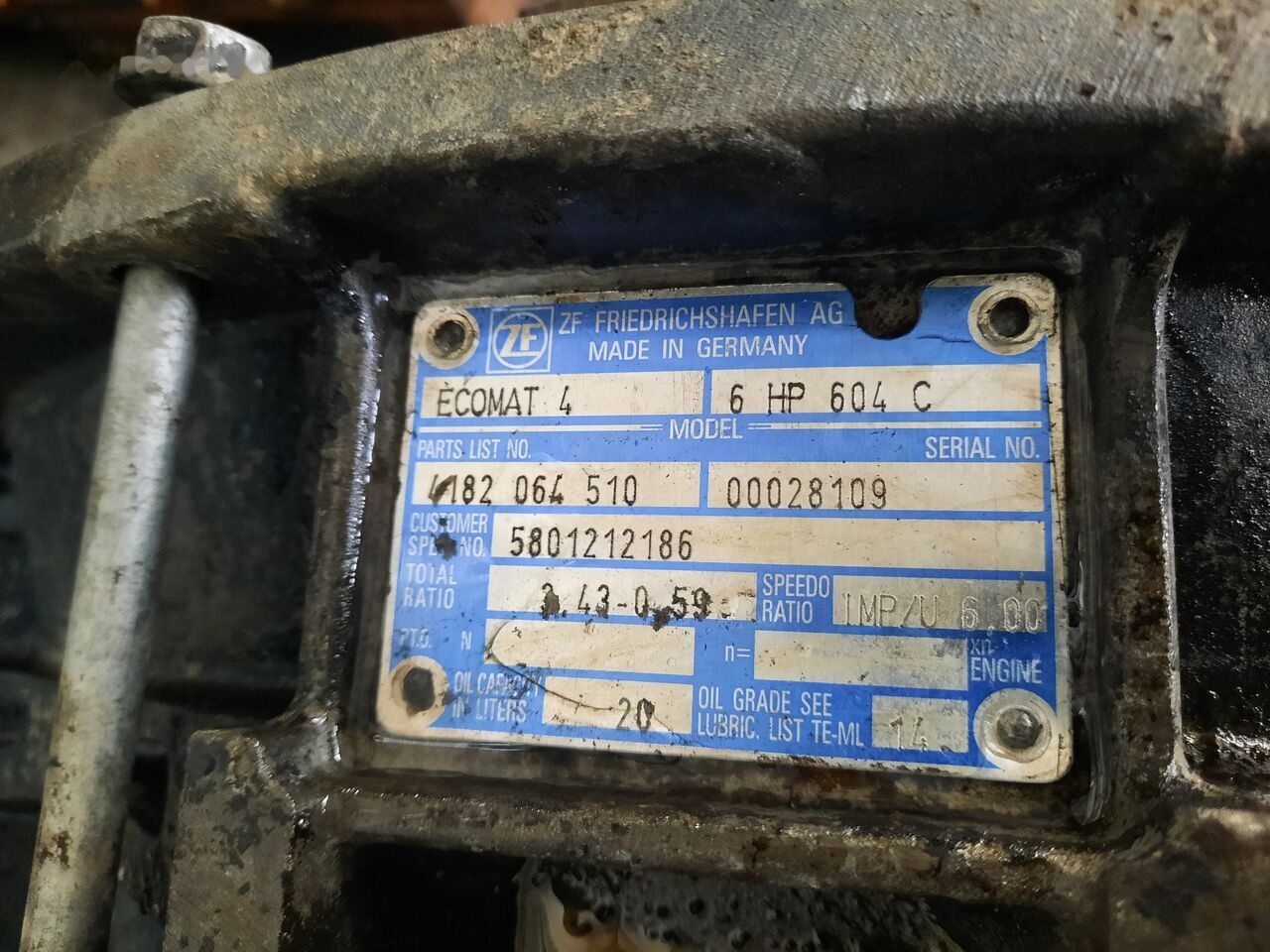 IVECO ZF 6HP604C Cursor 8. 6HP594C IVECO Cursor 8 - Boîte de vitesse pour Bus: photos 5 IVECO ZF 6HP604C Cursor 8. 6HP594C IVECO Cursor 8 - Boîte de vitesse pour Bus: photos 5