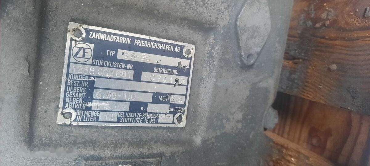 ZF S6-90 Mercedes-Benz OM405 - Boîte de vitesse pour Bus: photos 1 ZF S6-90 Mercedes-Benz OM405 - Boîte de vitesse pour Bus: photos 1