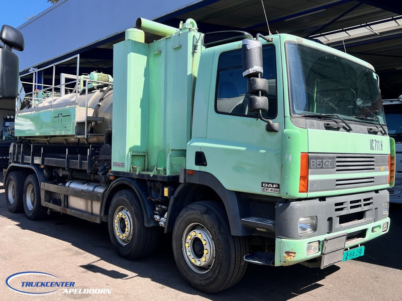 DAF CF 85.430 Bekker Lagram 12100 Liter Inox, ADR - Camion hydrocureur: photos 1 DAF CF 85.430 Bekker Lagram 12100 Liter Inox, ADR - Camion hydrocureur: photos 1