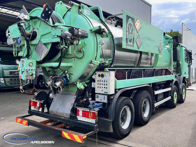 Mercedes-Benz Actros 4140 8x4, Steel springs, ADR, Inox - Camion hydrocureur: photos 2 Mercedes-Benz Actros 4140 8x4, Steel springs, ADR, Inox - Camion hydrocureur: photos 2