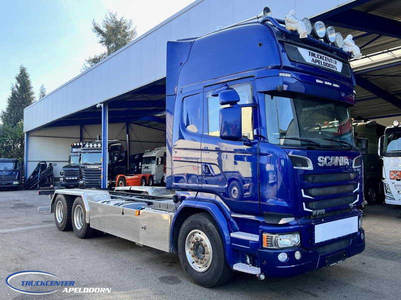 Scania R730 V8 6x4, Retarder, Clutch! Pto, Topline - Châssis cabine: photos 1 Scania R730 V8 6x4, Retarder, Clutch! Pto, Topline - Châssis cabine: photos 1