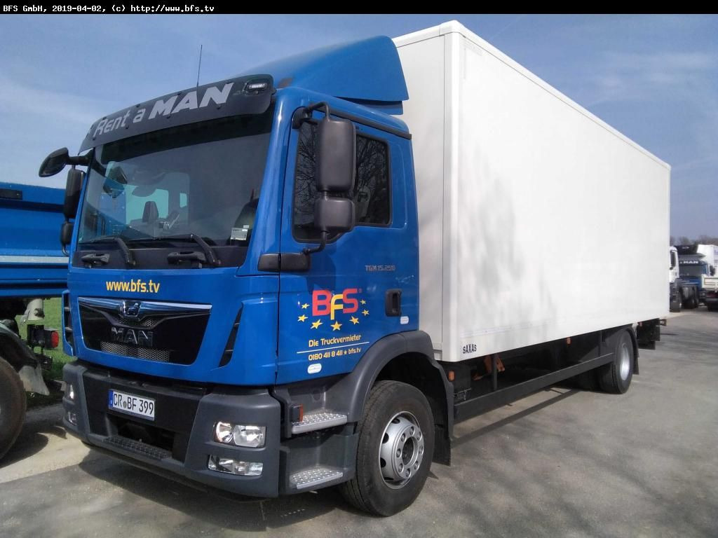 MAN TGM 15.250 4x2 BL Koffer LBW - Camion fourgon: photos 1 MAN TGM 15.250 4x2 BL Koffer LBW - Camion fourgon: photos 1