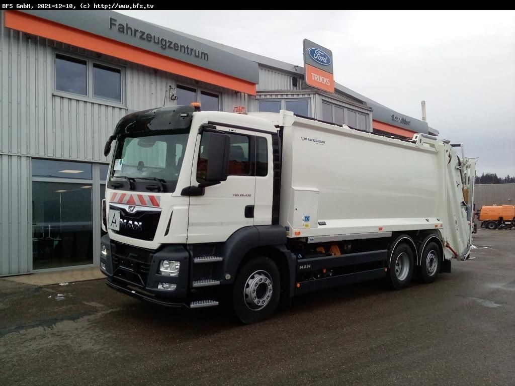 MAN TGS 26.430 6x2-4 BL HS UL Olympus 23 - Euro Max - Benne à ordures ménagères: photos 1 MAN TGS 26.430 6x2-4 BL HS UL Olympus 23 - Euro Max - Benne à ordures ménagères: photos 1