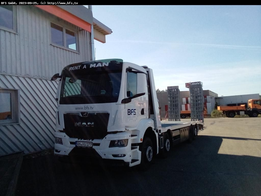 MAN TGS (TG3) 35.430 8x2-6 BL CH NN, Plattform Aufba - Remorqueuse: photos 1 MAN TGS (TG3) 35.430 8x2-6 BL CH NN, Plattform Aufba - Remorqueuse: photos 1