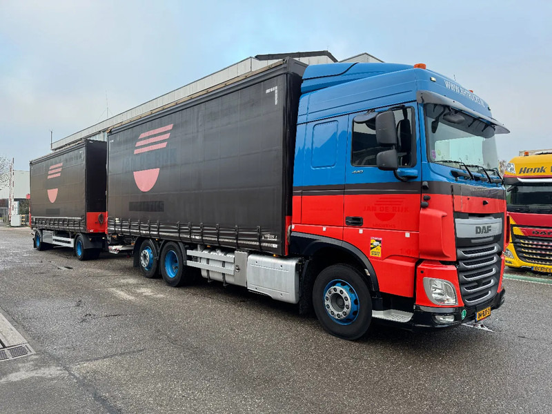 DAF XF 440 6X2 EURO 6 + HERTOGHS HANGER 2X BPW AXLE DHOLLANDIA 3000 KG - Camion à rideaux coulissants: photos 3 DAF XF 440 6X2 EURO 6 + HERTOGHS HANGER 2X BPW AXLE DHOLLANDIA 3000 KG - Camion à rideaux coulissants: photos 3