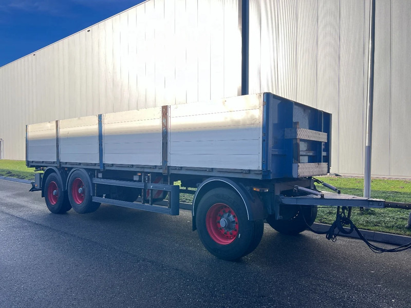 KEL-BERG 3 AXLE - OPEN BOX 7,55 METER + LIFTING AXLE - Remorque plateau: photos 1 KEL-BERG 3 AXLE - OPEN BOX 7,55 METER + LIFTING AXLE - Remorque plateau: photos 1