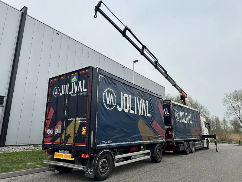 MAN TGX 26.480 6X2 - EURO 6 + PALFINGER PK20002 + REMOTE + LECITRAILER HANGER - Camion à rideaux coulissants, Camion grue: photos 2 MAN TGX 26.480 6X2 - EURO 6 + PALFINGER PK20002 + REMOTE + LECITRAILER HANGER - Camion à rideaux coulissants, Camion grue: photos 2