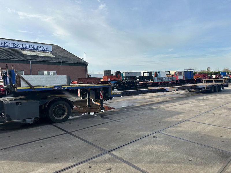 Nooteboom MCO-48-03V/L, 3 AXLE STEERINGDUBBLE EXTENDABLE 2 X 5,5 METER - Semi-remorque surbaissé: photos 1 Nooteboom MCO-48-03V/L, 3 AXLE STEERINGDUBBLE EXTENDABLE 2 X 5,5 METER - Semi-remorque surbaissé: photos 1