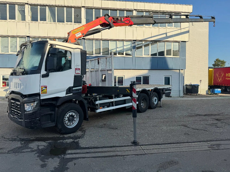 Renault C460 6X2 EURO 6 PALFINGER PK33002 + REMOTE CONTROL ENIGINE RUNNING - Camion plateau, Camion grue: photos 1 Renault C460 6X2 EURO 6 PALFINGER PK33002 + REMOTE CONTROL ENIGINE RUNNING - Camion plateau, Camion grue: photos 1