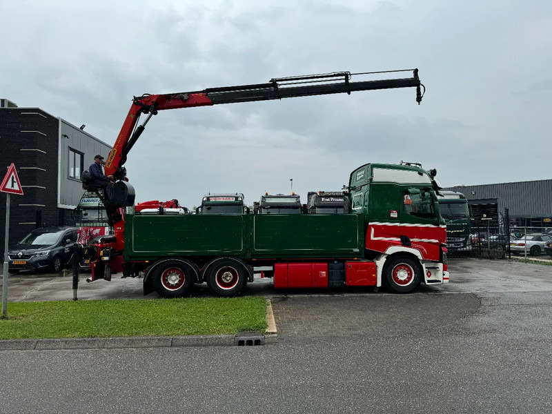 Camion plateau, Camion grue Renault T HIGH 520 6X2 EURO 6 + PALFINGER PK16002 ROTOR FUNCTION: photos 7