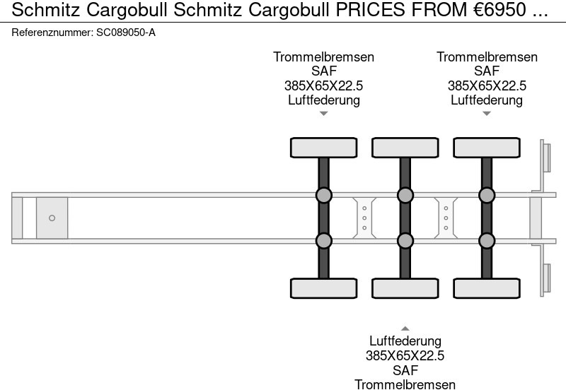 Schmitz Cargobull Schmitz Cargobull PRICES FROM €6950 TO €8950,- 40 X CARRIER 1850 MT D/E SAF AXELS - Semi-remorque frigorifique: photos 4 Schmitz Cargobull Schmitz Cargobull PRICES FROM €6950 TO €8950,- 40 X CARRIER 1850 MT D/E SAF AXELS - Semi-remorque frigorifique: photos 4
