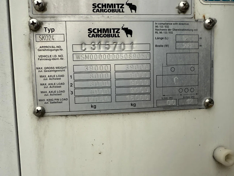 Schmitz Cargobull Schmitz Cargobull PRICES FROM €6950 TO €8950,- 40 X CARRIER 1850 MT D/E SAF AXELS - Semi-remorque frigorifique: photos 3 Schmitz Cargobull Schmitz Cargobull PRICES FROM €6950 TO €8950,- 40 X CARRIER 1850 MT D/E SAF AXELS - Semi-remorque frigorifique: photos 3