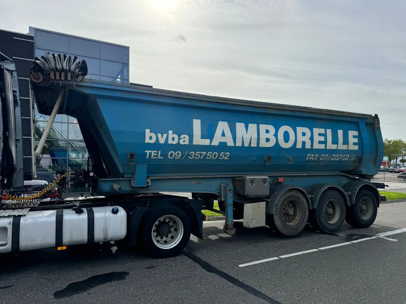 TURBO'S HOET KIPPER - 3 AXLE BPW + LIFTING AXLE + FULL ALU - Semi-remorque benne: photos 1 TURBO'S HOET KIPPER - 3 AXLE BPW + LIFTING AXLE + FULL ALU - Semi-remorque benne: photos 1