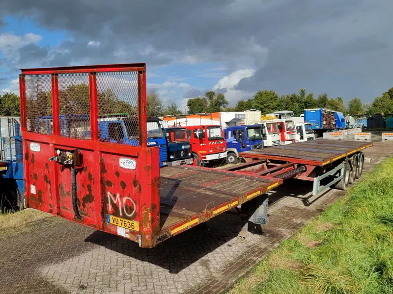 Trax 3 METER EXTENDABLE (TOTAL LENGTH 16.60 METER) - Semi-remorque plateau: photos 1 Trax 3 METER EXTENDABLE (TOTAL LENGTH 16.60 METER) - Semi-remorque plateau: photos 1
