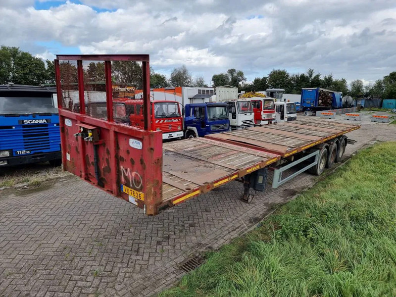 Trax 3 METER EXTENDABLE (TOTAL LENGTH 16.60 METER) - Semi-remorque plateau: photos 2 Trax 3 METER EXTENDABLE (TOTAL LENGTH 16.60 METER) - Semi-remorque plateau: photos 2