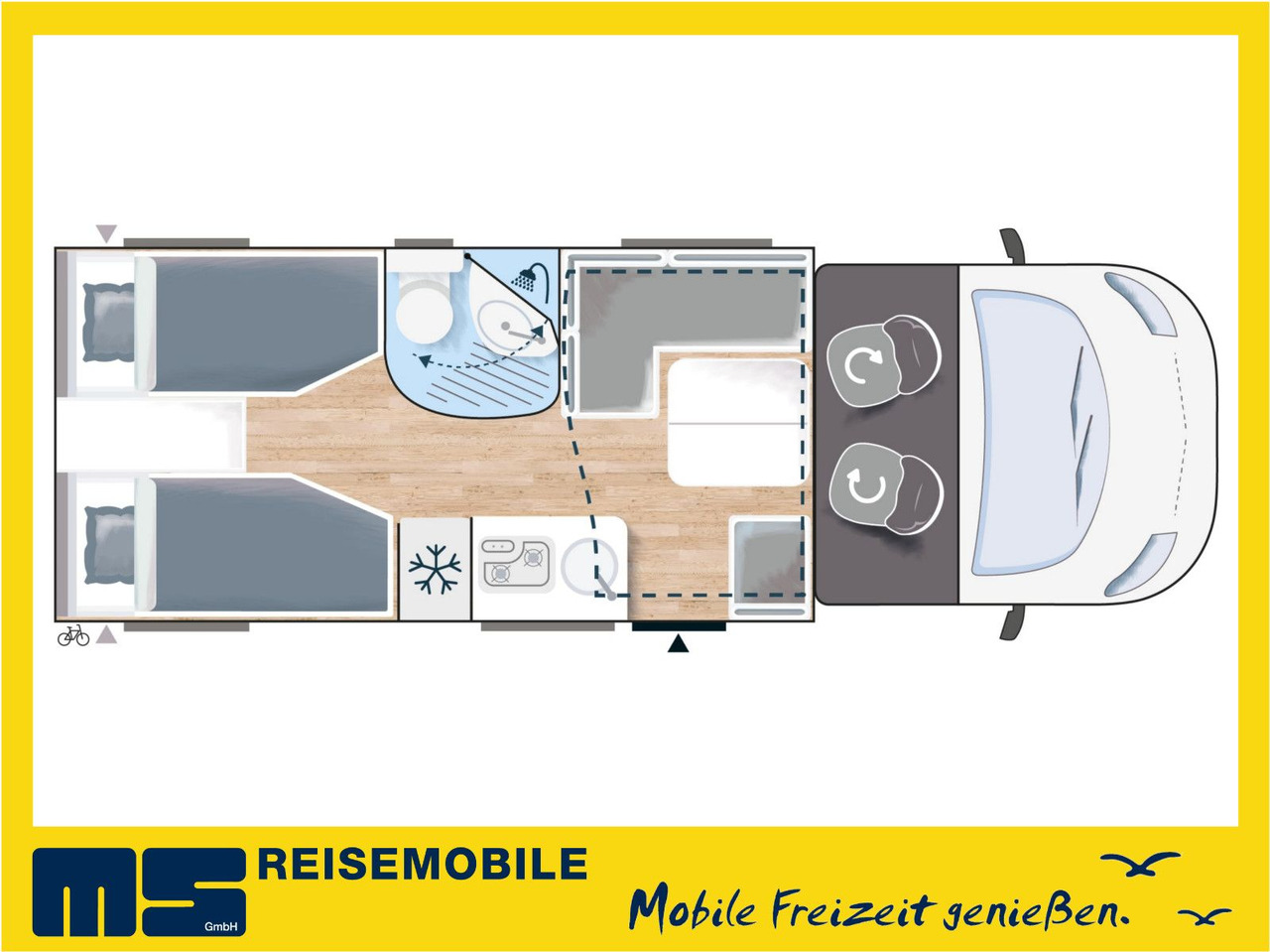 Chausson 627 TITANIUM / - 2026 - / EINZELBETTEN / 4.1T. - Camping-car profilé: photos 2 Chausson 627 TITANIUM / - 2026 - / EINZELBETTEN / 4.1T. - Camping-car profilé: photos 2