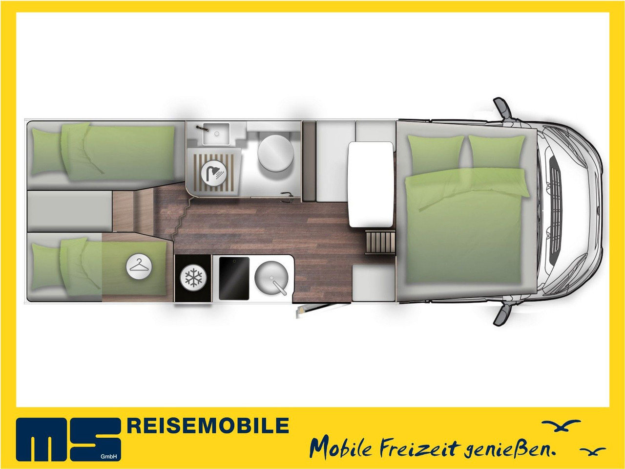 Forster A 699 EB / -MODELL 2025- / 140 PS / EINZELBETTEN - Camping-car capucine: photos 2 Forster A 699 EB / -MODELL 2025- / 140 PS / EINZELBETTEN - Camping-car capucine: photos 2
