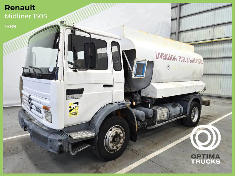 Renault Midliner 150 S / 4000L + 3000L = 7000L / LAMMES - BLATT - SPRING - Camion citerne: photos 1 Renault Midliner 150 S / 4000L + 3000L = 7000L / LAMMES - BLATT - SPRING - Camion citerne: photos 1
