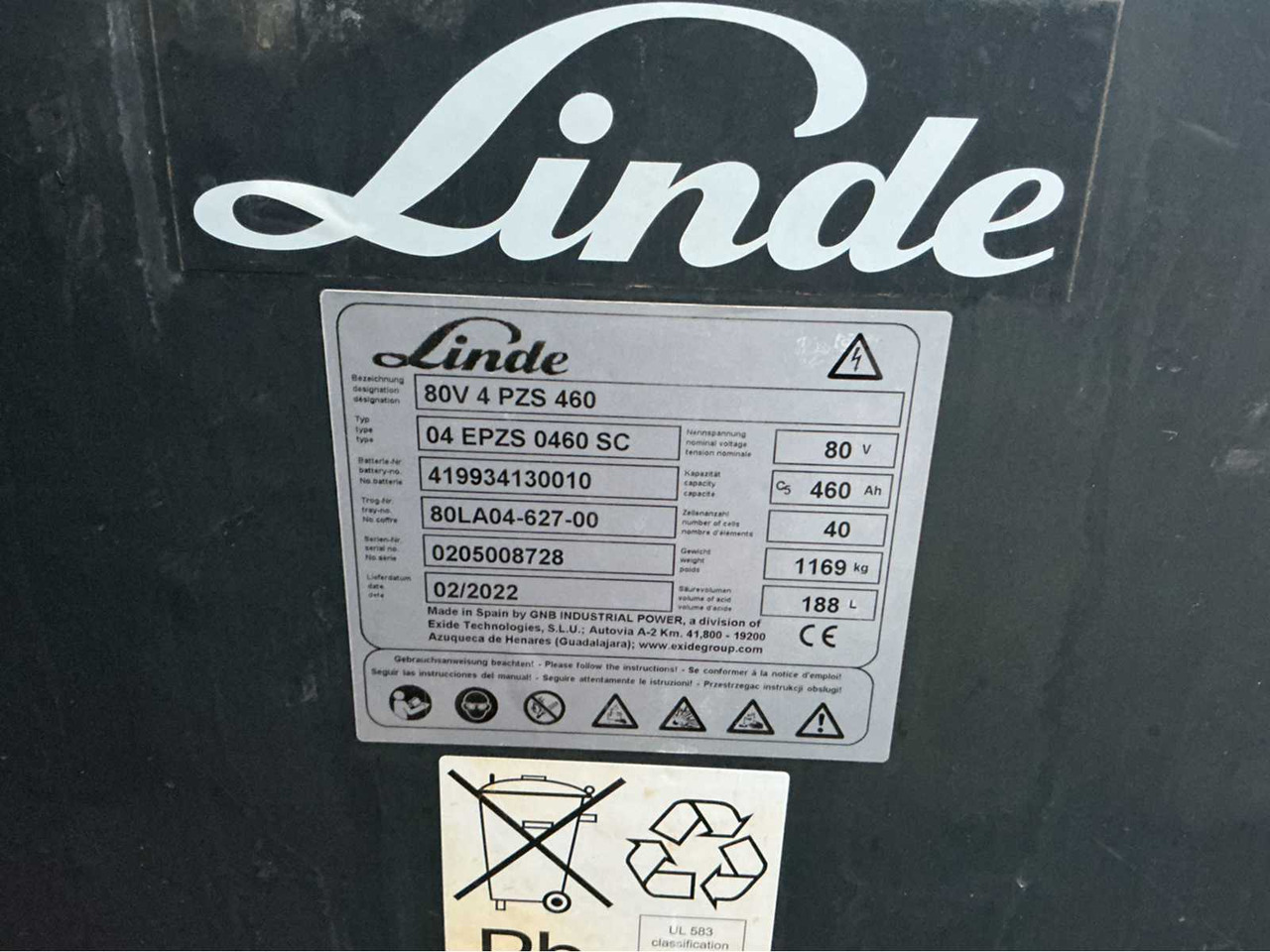 Chariot élévateur 2022 LINDE E25-01 FORKLIFT: photos 12 Chariot élévateur 2022 LINDE E25-01 FORKLIFT: photos 12