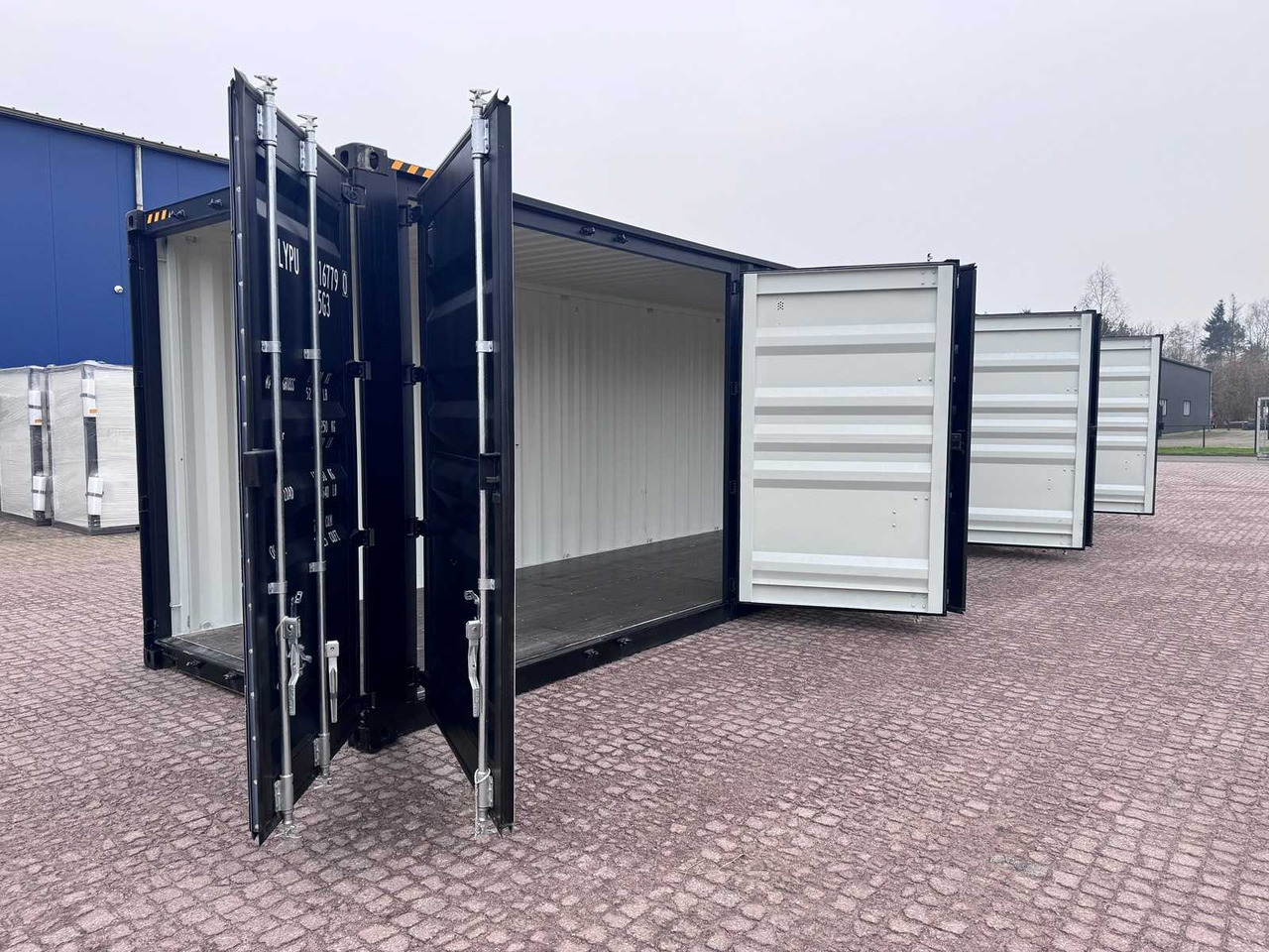 Conteneur maritime 40ft HQ High Cube shipping container with 3 side doors: photos 7