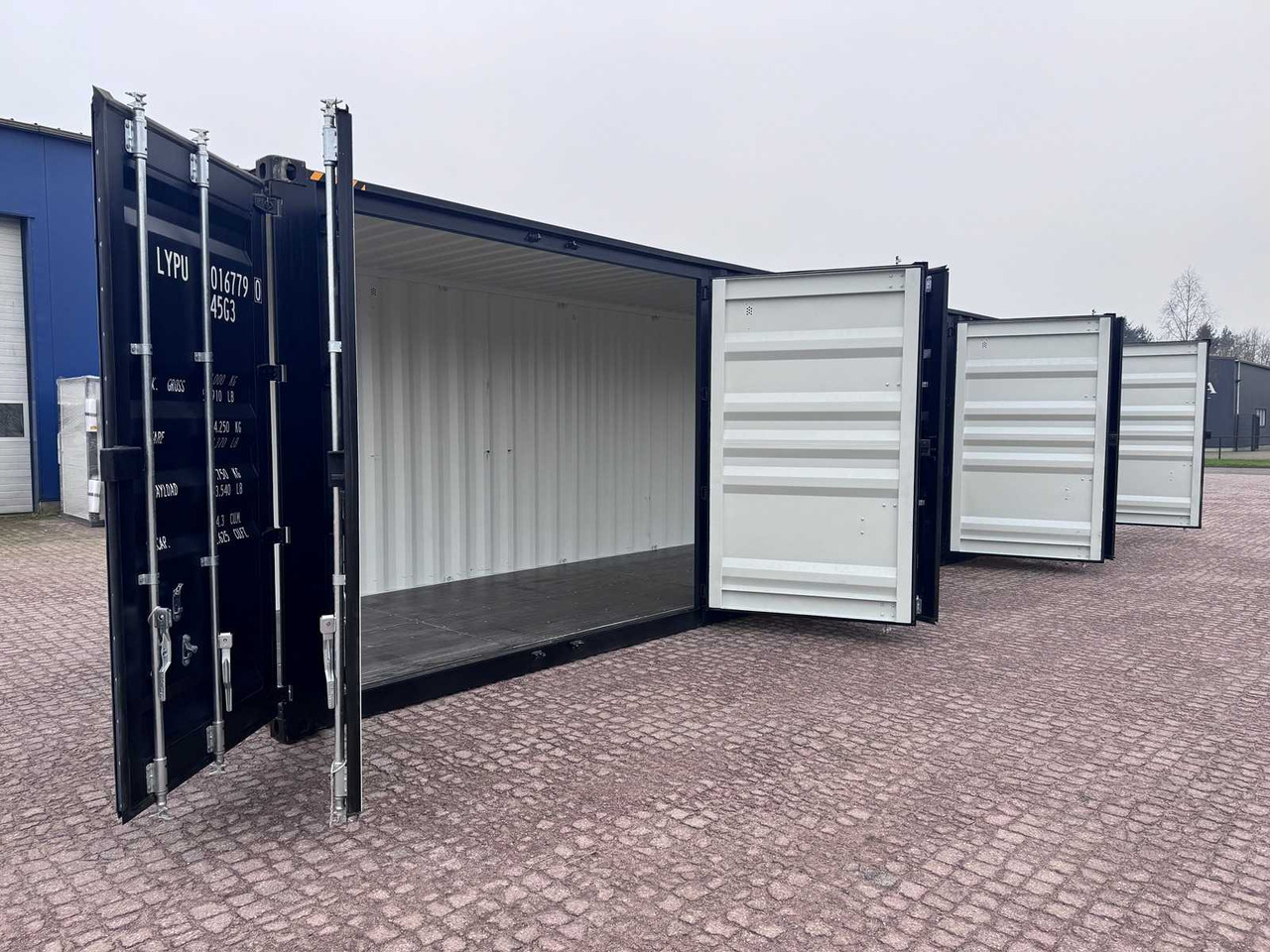 Conteneur maritime 40ft HQ High Cube shipping container with 3 side doors: photos 13