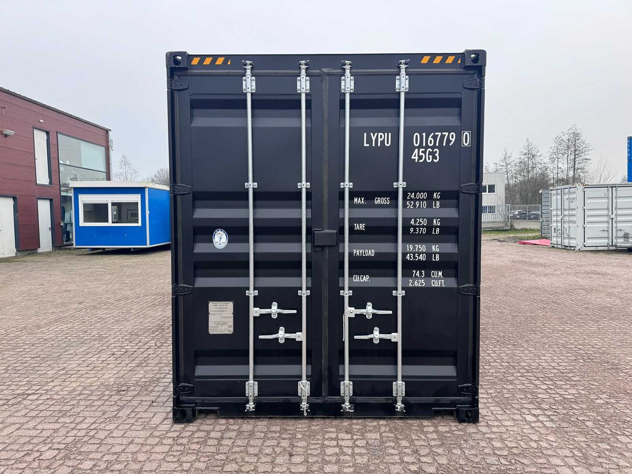 Conteneur maritime 40ft HQ High Cube shipping container with 3 side doors: photos 10