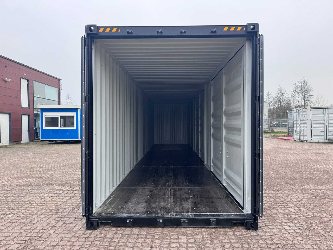 Conteneur maritime 40ft HQ High Cube shipping container with 3 side doors: photos 11