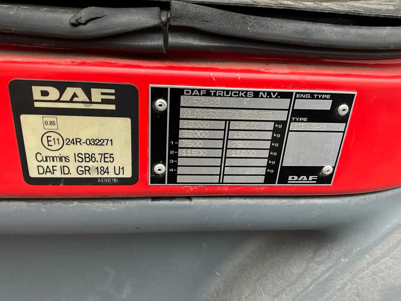 Camion 2010 DAF LF 55.250 - HYDRAULIC TAIL LIFT - 183000KM: photos 27 Camion 2010 DAF LF 55.250 - HYDRAULIC TAIL LIFT - 183000KM: photos 27