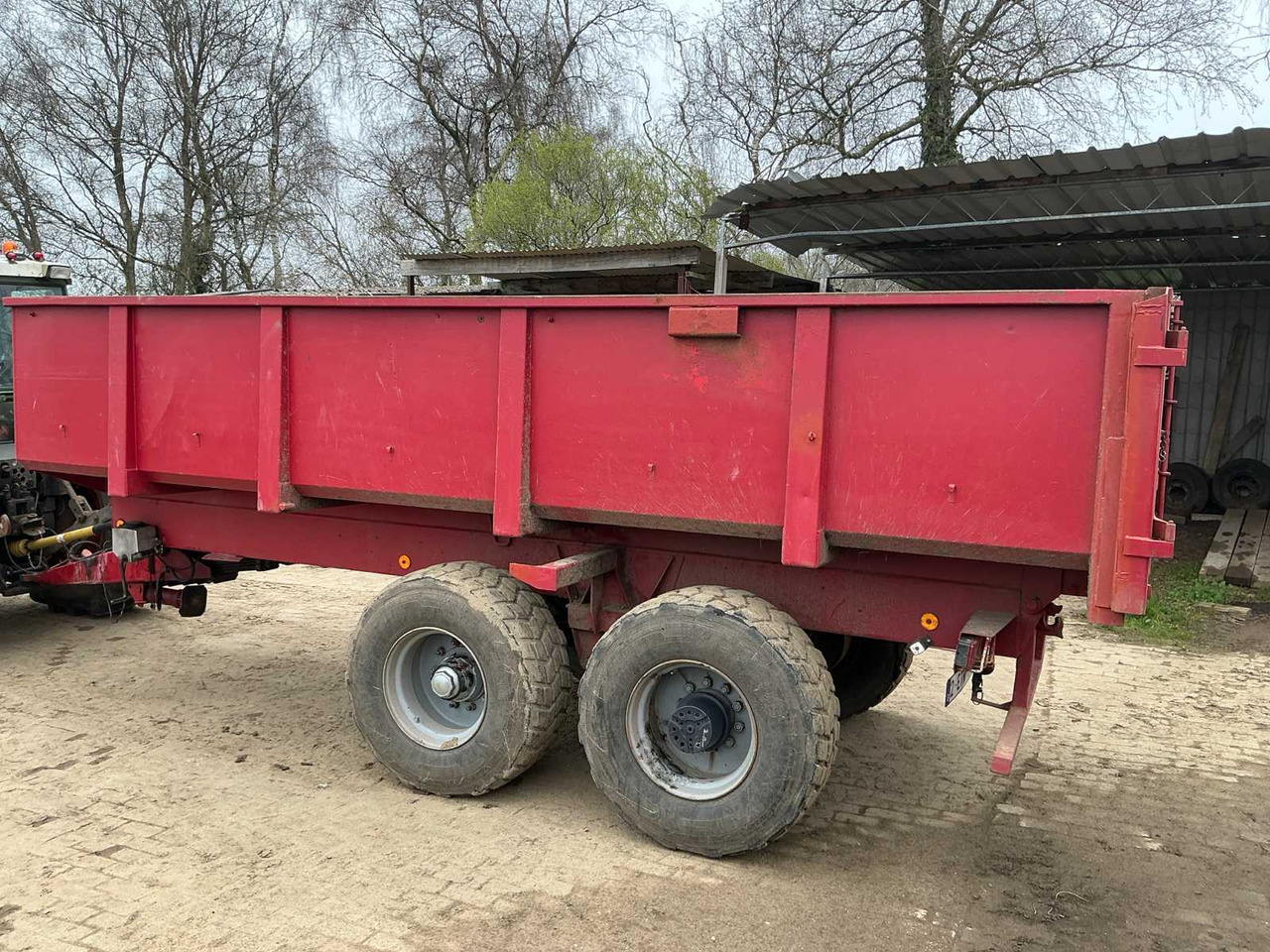 Dump trailer - double axle - hydraulic - heavy duty - Benne agricole: photos 4 Dump trailer - double axle - hydraulic - heavy duty - Benne agricole: photos 4