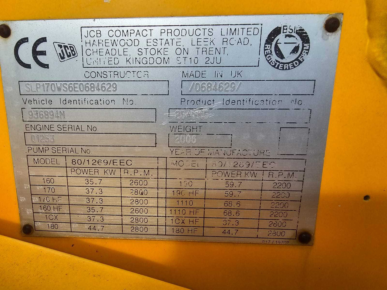JCB - ROBOT 170 - LOADER - 2005 - Chargeuse sur pneus: photos 5 JCB - ROBOT 170 - LOADER - 2005 - Chargeuse sur pneus: photos 5