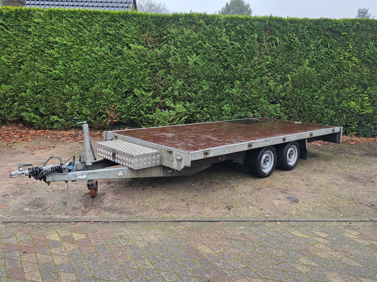 HENRA - 2013 - TANDEM AXLE - MULTITRANSPORTER - TRAILER + RAMPS - 62-WK-FT - Remorque: photos 1 HENRA - 2013 - TANDEM AXLE - MULTITRANSPORTER - TRAILER + RAMPS - 62-WK-FT - Remorque: photos 1