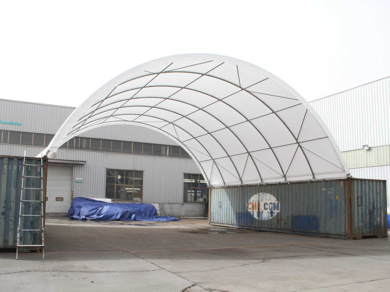 Rhino-Cross-Shelter C3340 - 12x10x3,6 m - Cuve de stockage: photos 1 Rhino-Cross-Shelter C3340 - 12x10x3,6 m - Cuve de stockage: photos 1