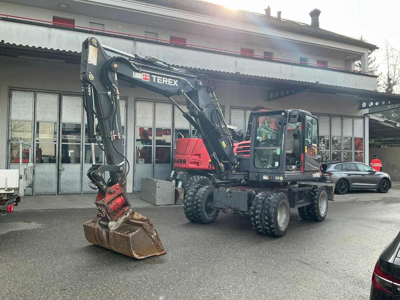 Terex TW110 - Pelle sur pneus: photos 1 Terex TW110 - Pelle sur pneus: photos 1