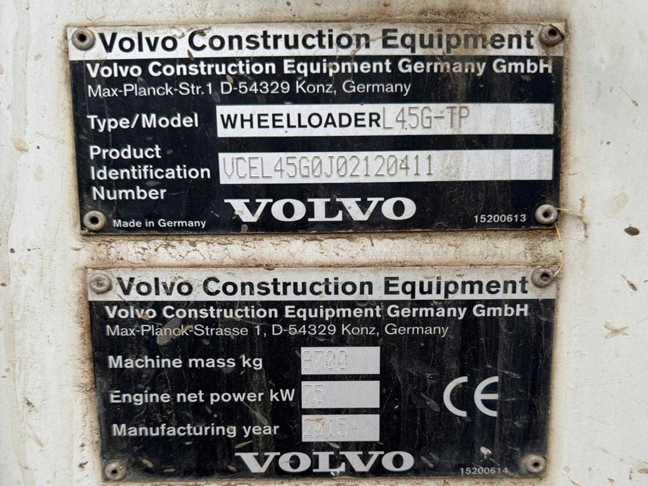 VOLVO L45G-TP - Chargeuse sur pneus: photos 2 VOLVO L45G-TP - Chargeuse sur pneus: photos 2