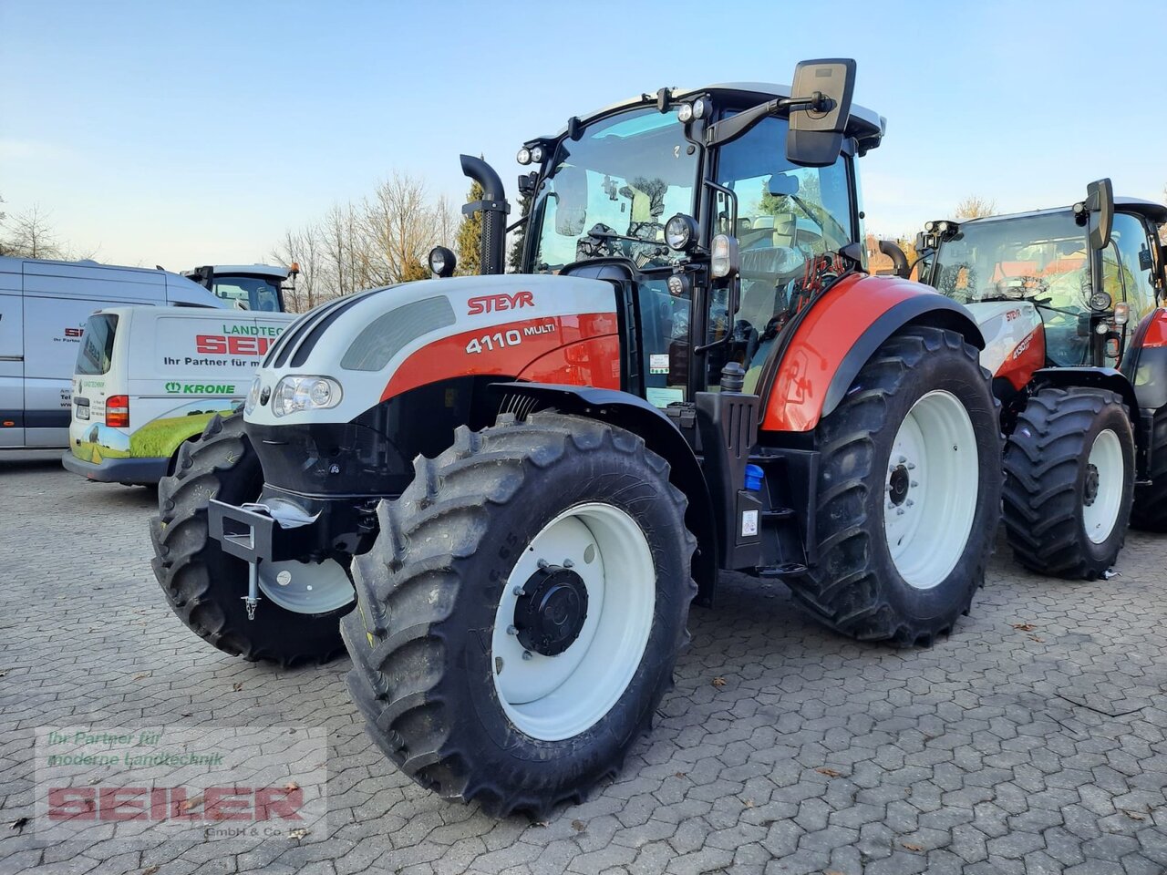 Steyr Multi 4110 - Tracteur agricole: photos 1 Steyr Multi 4110 - Tracteur agricole: photos 1