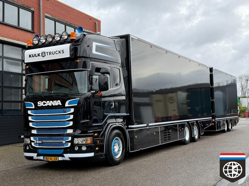 Scania R 500 B 6X2*4 FULL SET - HOLLAND SHOW TRUCK - 2X TAIL LIFT - CONCOURSTAAT - MANUAL - Camion frigorifique: photos 3 Scania R 500 B 6X2*4 FULL SET - HOLLAND SHOW TRUCK - 2X TAIL LIFT - CONCOURSTAAT - MANUAL - Camion frigorifique: photos 3