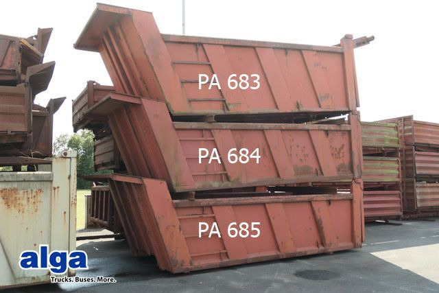 Div. Stahl- Hinterkippmulde ca. 12 cbm - Benne pour poids lourds: photos 1 Div. Stahl- Hinterkippmulde ca. 12 cbm - Benne pour poids lourds: photos 1