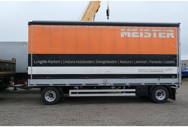 Dünschede PA 18/7, Jumbo, Bordwände, Alu-Felgen - Remorque rideaux coulissants: photos 2 Dünschede PA 18/7, Jumbo, Bordwände, Alu-Felgen - Remorque rideaux coulissants: photos 2