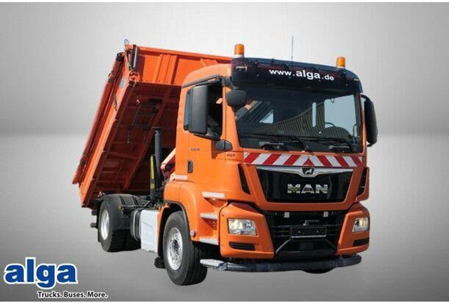 MAN 18.460 TGS/4x2/Meiller/Palfinger 8.501 SLD/AHK - Camion benne: photos 1 MAN 18.460 TGS/4x2/Meiller/Palfinger 8.501 SLD/AHK - Camion benne: photos 1