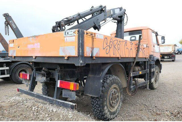 MAN 9.150 4x4, Allrad, Hiab 071 AW, Einzelbereifung - Camion plateau: photos 2 MAN 9.150 4x4, Allrad, Hiab 071 AW, Einzelbereifung - Camion plateau: photos 2