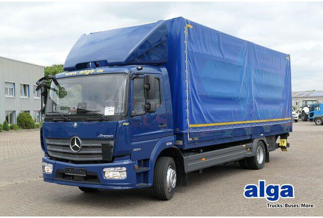 Mercedes-Benz 1224 L Atego 4x2, 7.200mm lang, AHK, LBW, Euro 6 - Camion à rideaux coulissants: photos 1 Mercedes-Benz 1224 L Atego 4x2, 7.200mm lang, AHK, LBW, Euro 6 - Camion à rideaux coulissants: photos 1