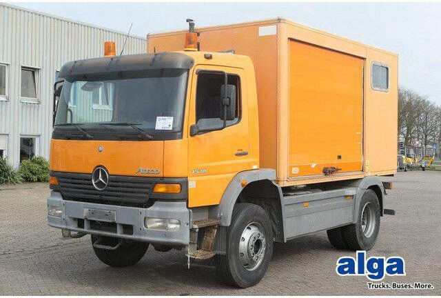 Mercedes-Benz 1518 A Atego 4X4, Klima, AHK, Allrad, Rolltor - Camion fourgon: photos 1 Mercedes-Benz 1518 A Atego 4X4, Klima, AHK, Allrad, Rolltor - Camion fourgon: photos 1