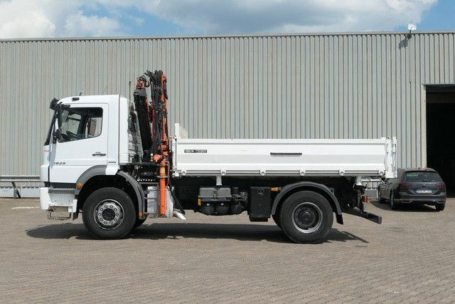 Camion benne, Camion grue Mercedes-Benz 1829 K Axor, Atlas 116.3-A2L, AHK, Greifer,Klima: photos 7