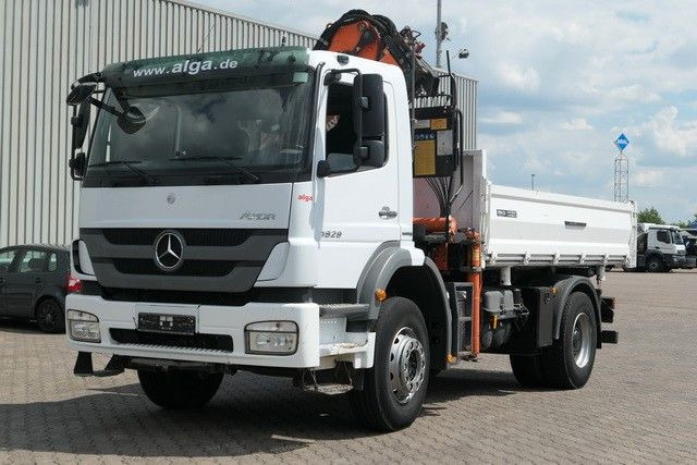 Camion benne, Camion grue Mercedes-Benz 1829 K Axor, Atlas 116.3-A2L, AHK, Greifer,Klima: photos 8