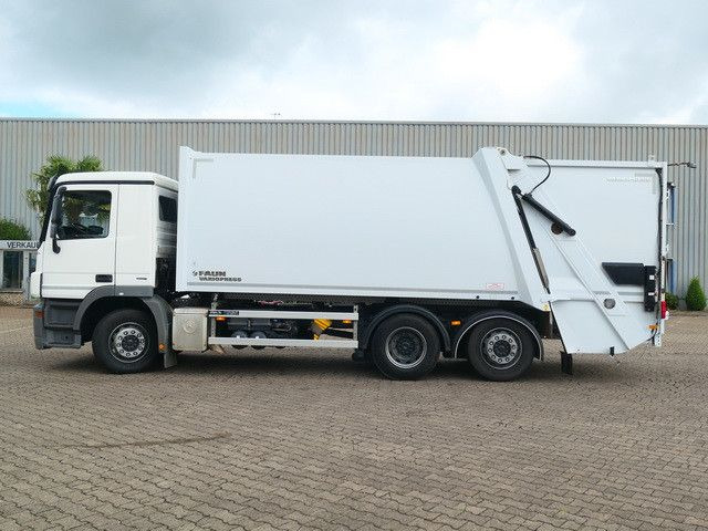 Benne à ordures ménagères Mercedes-Benz 2532 L Actros 6x2, Faun, Variopress II 524,Klima: photos 6