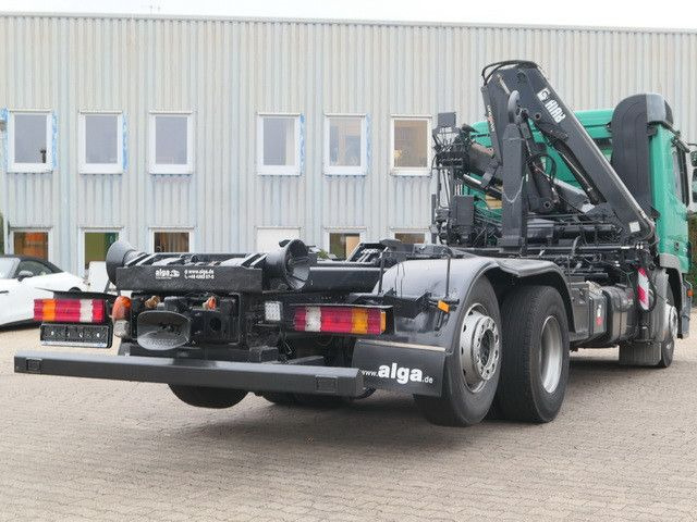 Mercedes-Benz 2536 L Actros 6x2, Kran Hiab 122 BS-2, Multilift - Camion ampliroll, Camion grue: photos 3 Mercedes-Benz 2536 L Actros 6x2, Kran Hiab 122 BS-2, Multilift - Camion ampliroll, Camion grue: photos 3