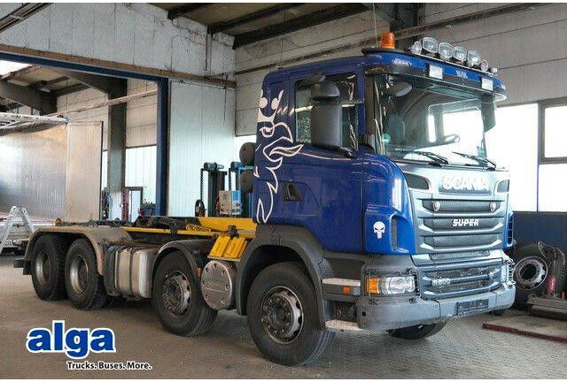Scania R 500 8x4 Palfinger P24A, Retarder - Camion ampliroll: photos 1 Scania R 500 8x4 Palfinger P24A, Retarder - Camion ampliroll: photos 1