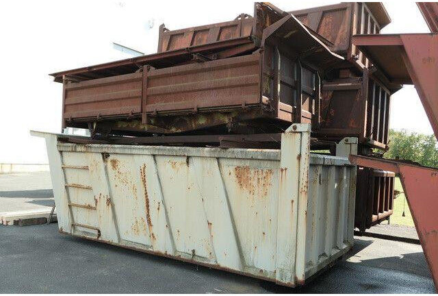 Stahl Hinterkippmulde ca. 17 cbm, Hilfsrahmen - Camion benne: photos 3 Stahl Hinterkippmulde ca. 17 cbm, Hilfsrahmen - Camion benne: photos 3