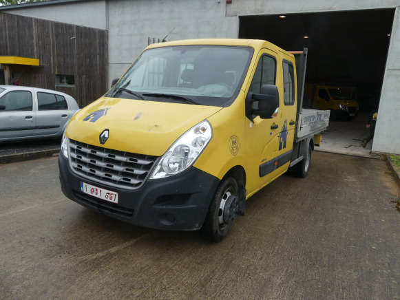 Camionnette plateau double cabine Renault Master DCI150 (2012-171.164 km-VIN:VF1MBH6F346533282) - Utilitaire plateau, Utilitaire double cabine: photos 1 Camionnette plateau double cabine Renault Master DCI150 (2012-171.164 km-VIN:VF1MBH6F346533282) - Utilitaire plateau, Utilitaire double cabine: photos 1